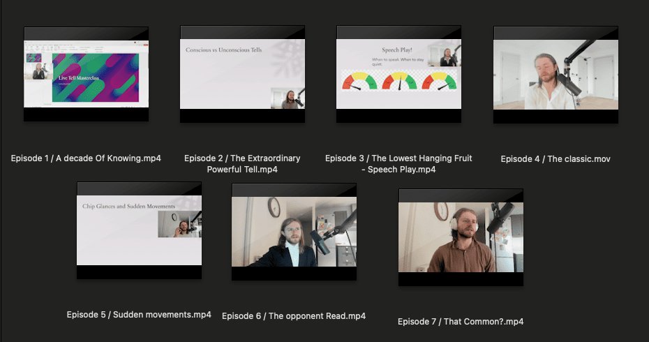 Charlie Carrel Advanced Live Tells Charlie Carrel Advanced Live Tells - Image 5